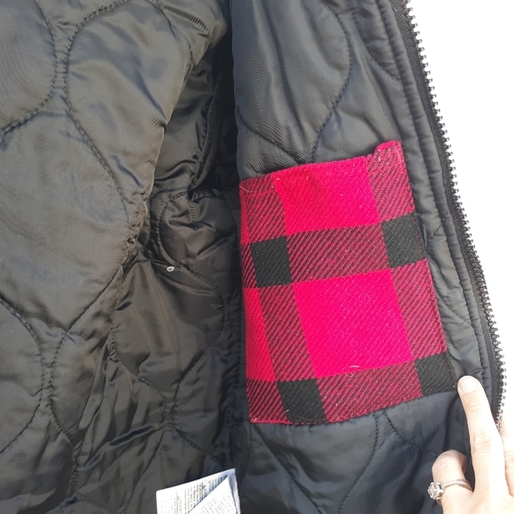 Carhartt Buffalo Check Wool Blend Coat XS - Picture 7 of 7